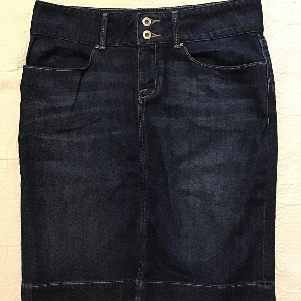 Banana Republic Denim Knee Length Skirt